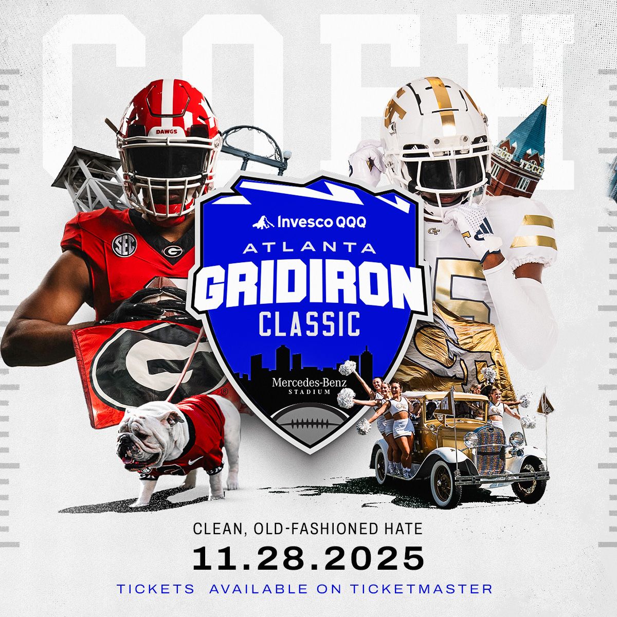 Georgia Tech Yellow Jackets at Georgia Bulldogs Football at Sanford Stadium, 28 November | Event in Athens