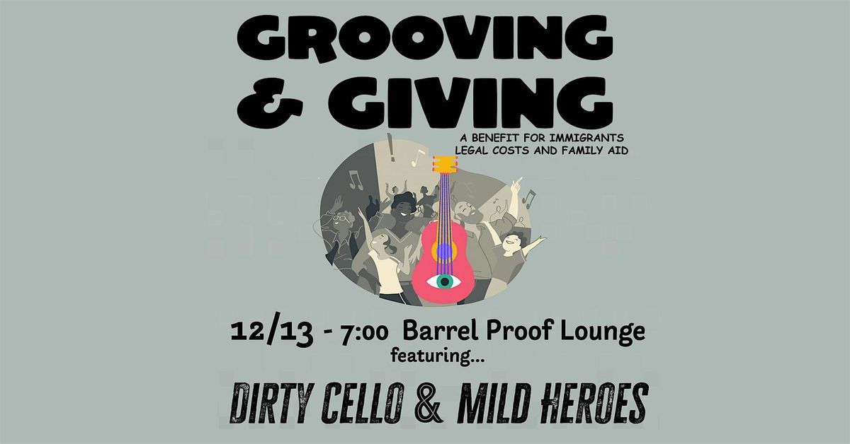 Grooving & Giving -  Audacity Rising fundraiser w/Dirty Cello & Mild Heroes, 13 December | AllEvents