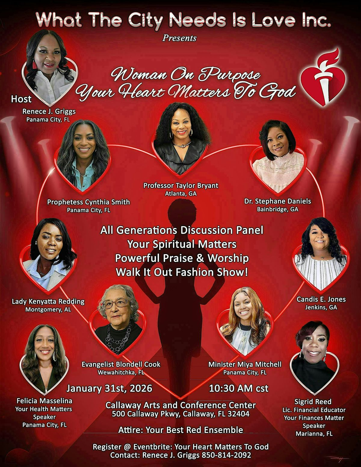 Your Heart Matters To God, 31 January | Event in Callaway | AllEvents