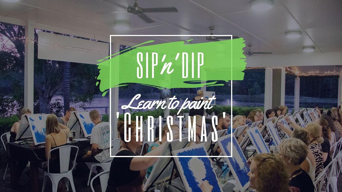 Moselles Springfield Sip n learn how to paint Christmas