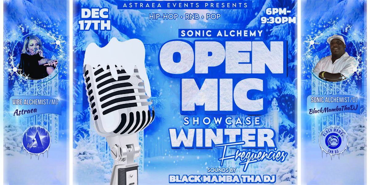✨ Sonic Alchemy Winter Frequencies: Open Mic • Artist Showcase • Industry, 17 December | Event in Los Angeles