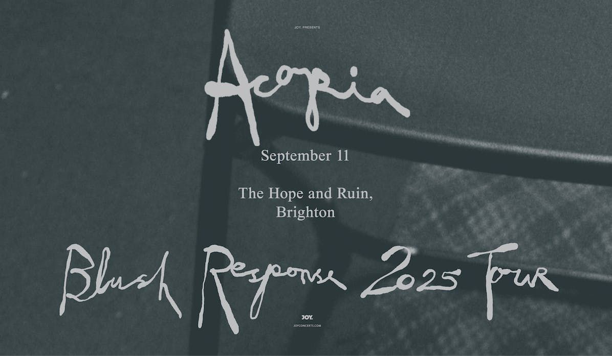 ACOPIA + Support , 11 September | Event in Brighton | AllEvents