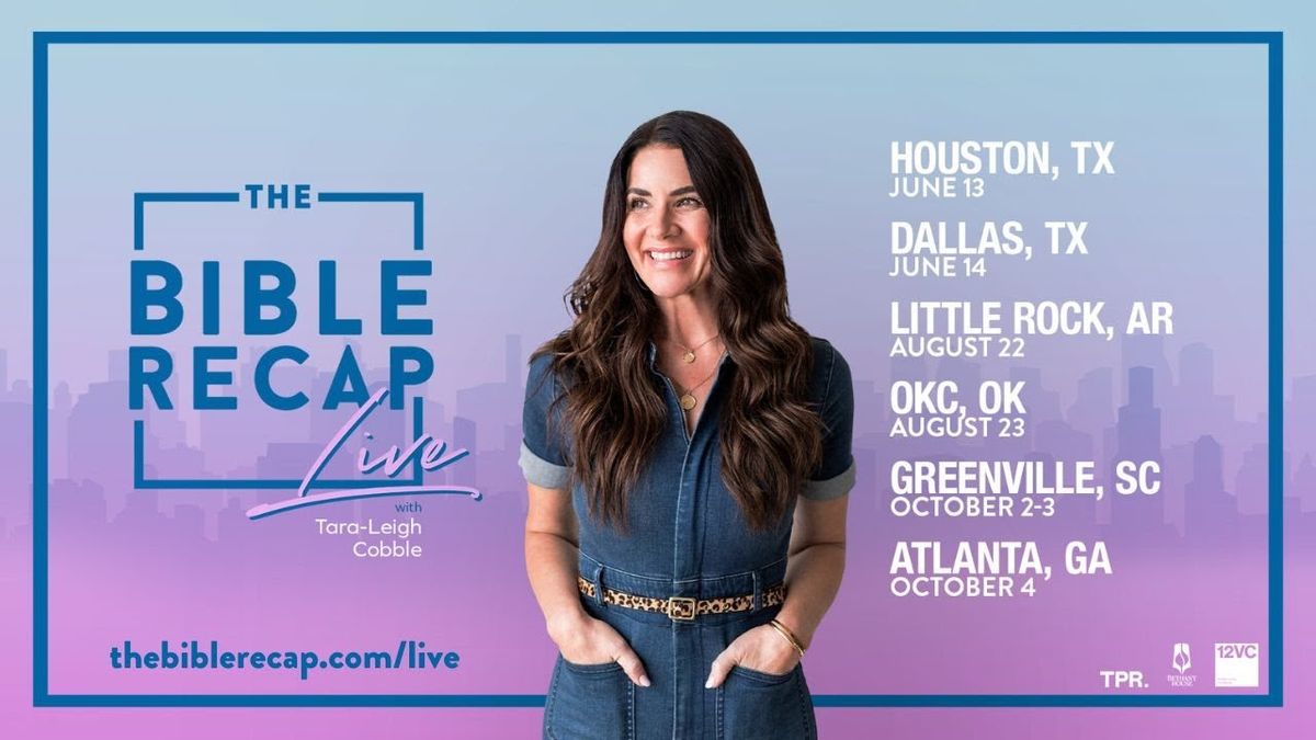 The Bible Recap Live with Tara Leigh Cobble at Mount Paran North Church, 4 October | Event in Marietta | AllEvents