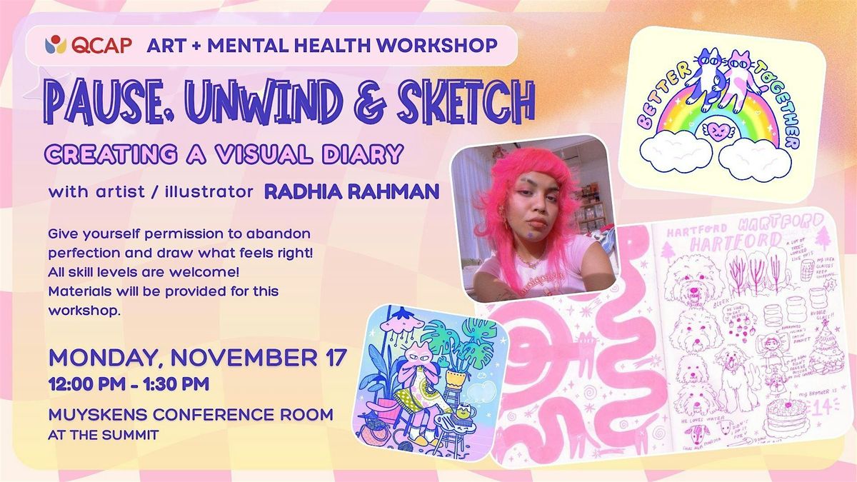 Pause, Unwind & Sketch: Creating a Visual Diary, 17 November | Event in Queens | AllEvents
