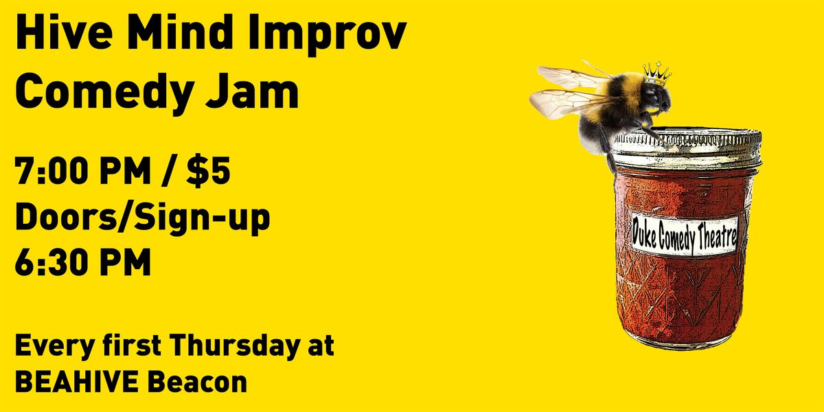 Hive Mind Improv Comedy Jam, 4 December | Event in Beacon | AllEvents