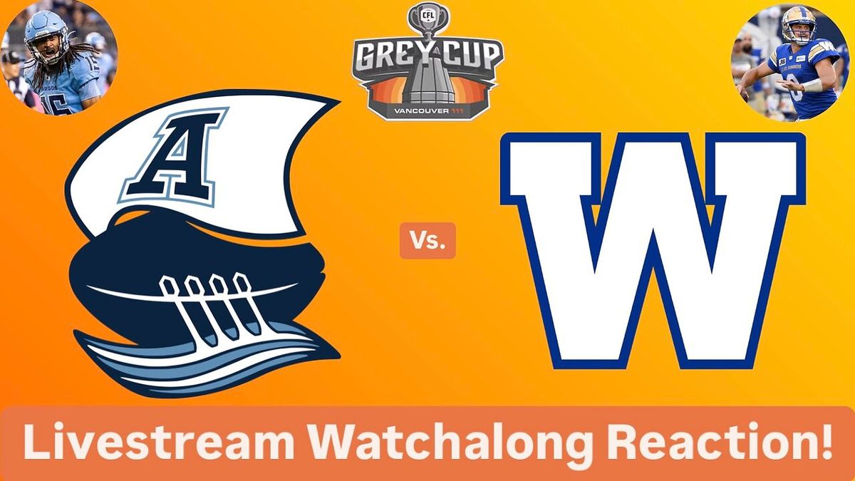 Toronto Argonauts vs. Winnipeg Blue Bombers, 25 July | Event in Toronto | AllEvents