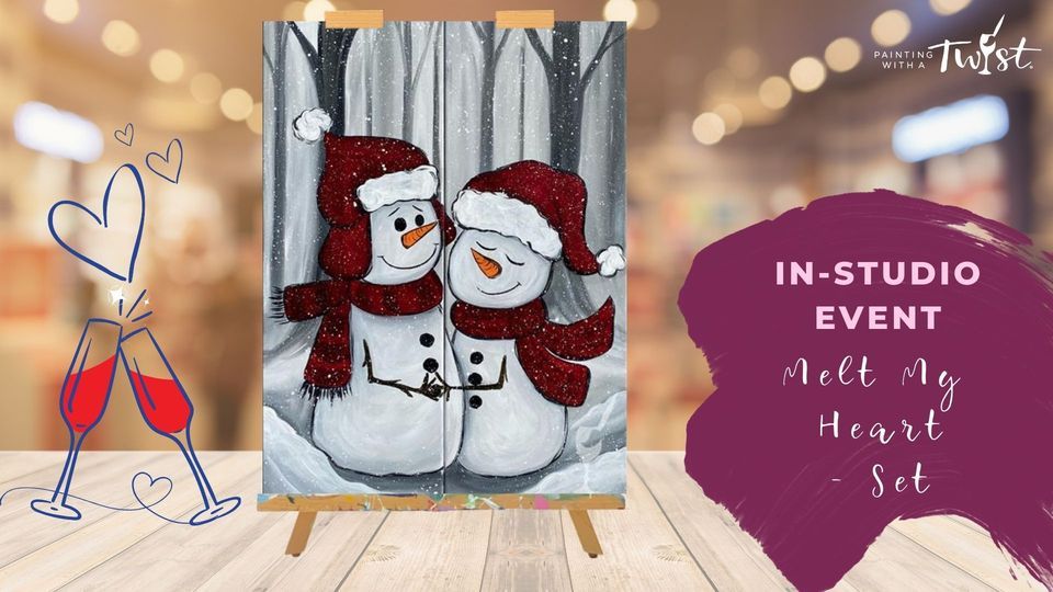 Melt My Heart Set or Solo, Painting with a Twist (Richardson, TX