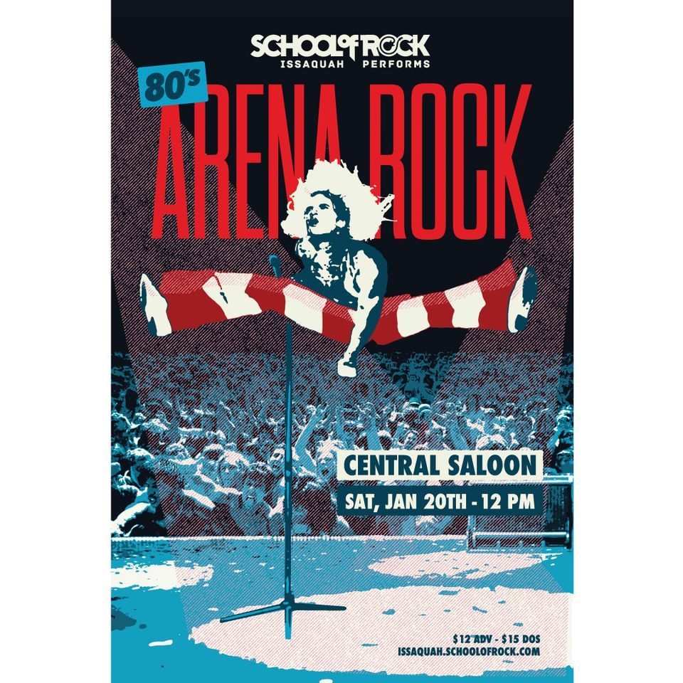School of Rock Issaquah performs 80s Arena Rock, The Central Saloon