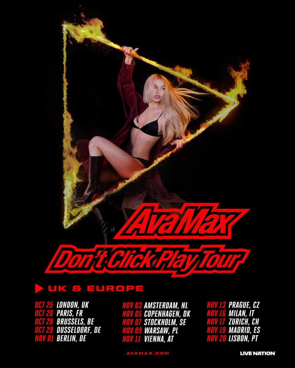 Ava Max London Tickets, 25 October | Event in London | AllEvents