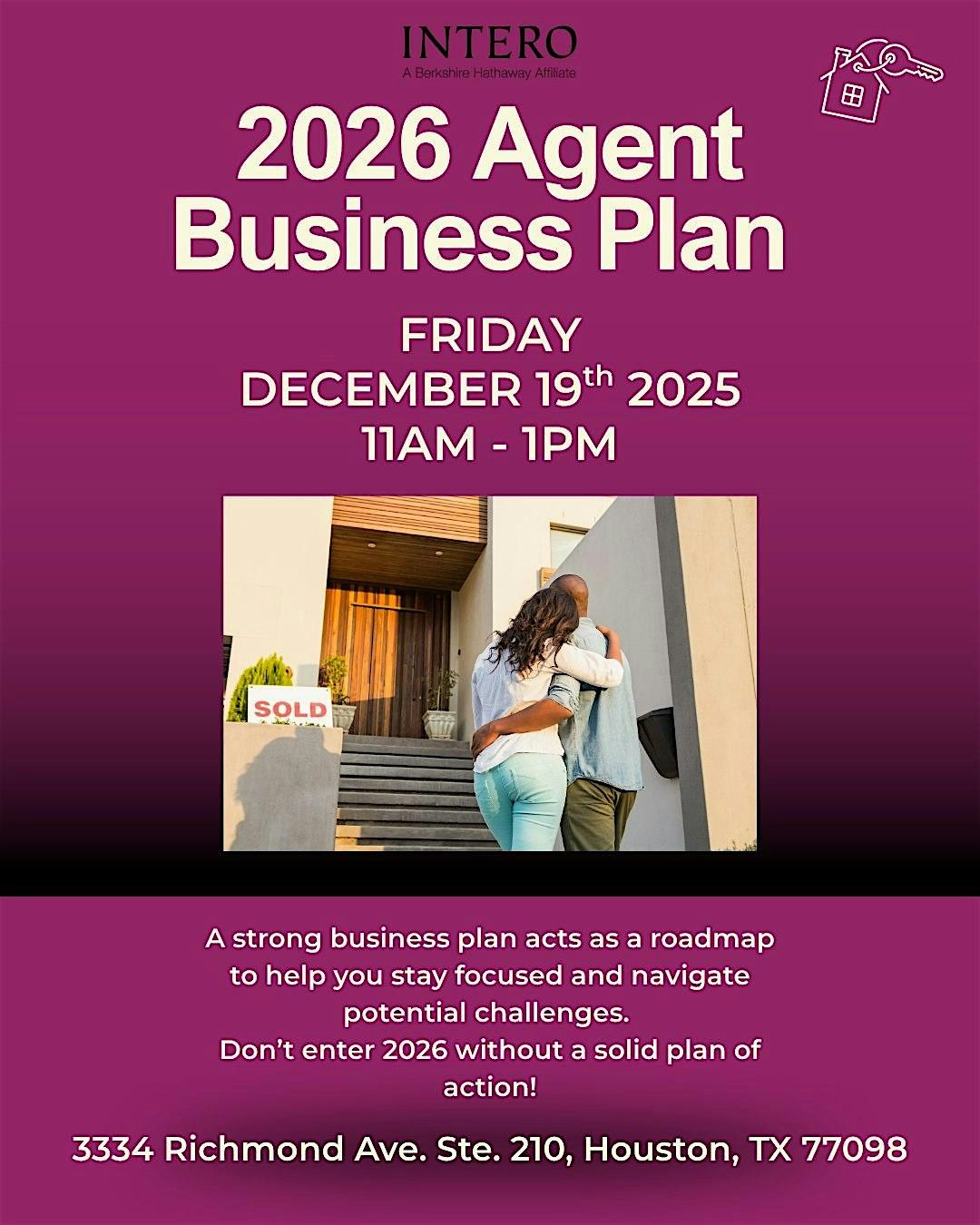 2026 Agent Business Plan for REALTORS!, 19 December | Event in Houston | AllEvents
