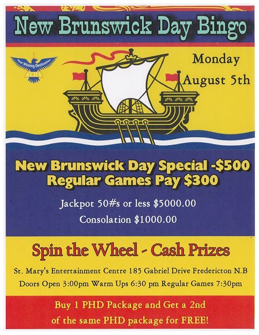 St MaryS Bingo Fredericton Nb St MaryS Bingo Fredericton Nb