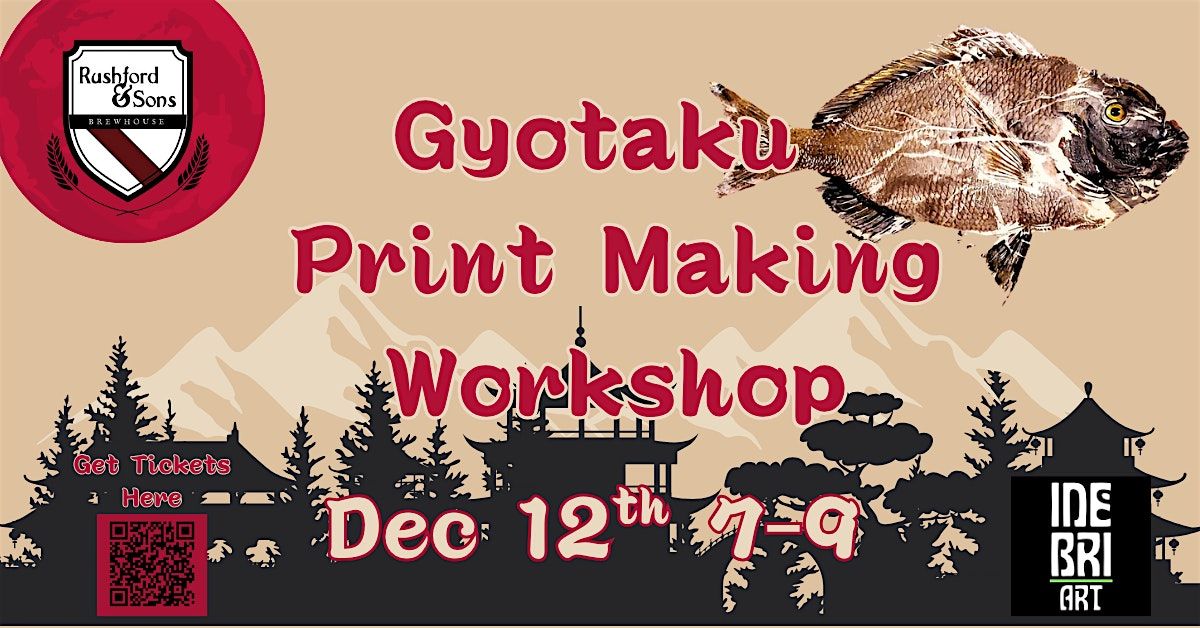 Gyotaku Print Making Workshop at Rushford & Sons (Upton), 12 December | Event in Upton | AllEvents