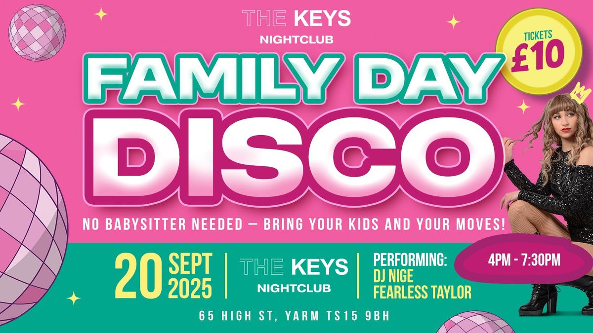 Family Day Disco with Fearlessly Taylor, 20 September | Event in Yarm | AllEvents