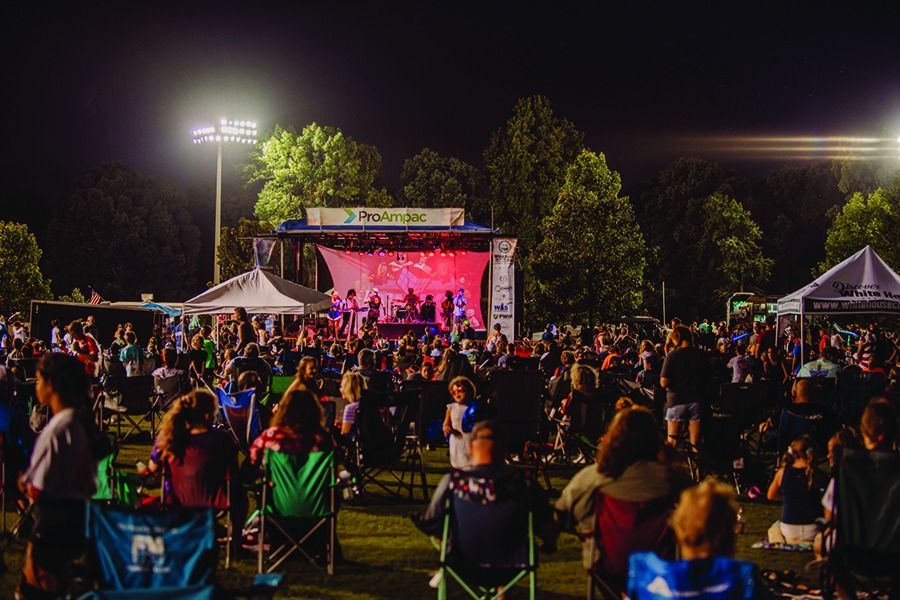 Americana Celebration & Brandon Webster Fireworks Show, WL Anderson