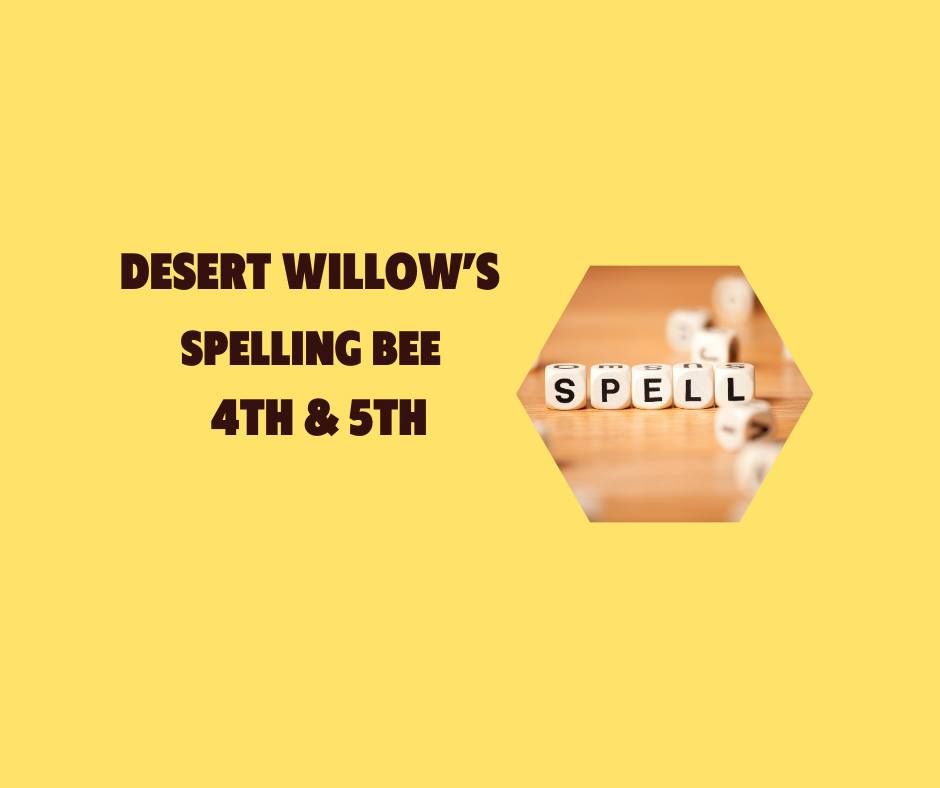DWS Spelling Bee, Desert Willow Elementary School, Kingman, December 19