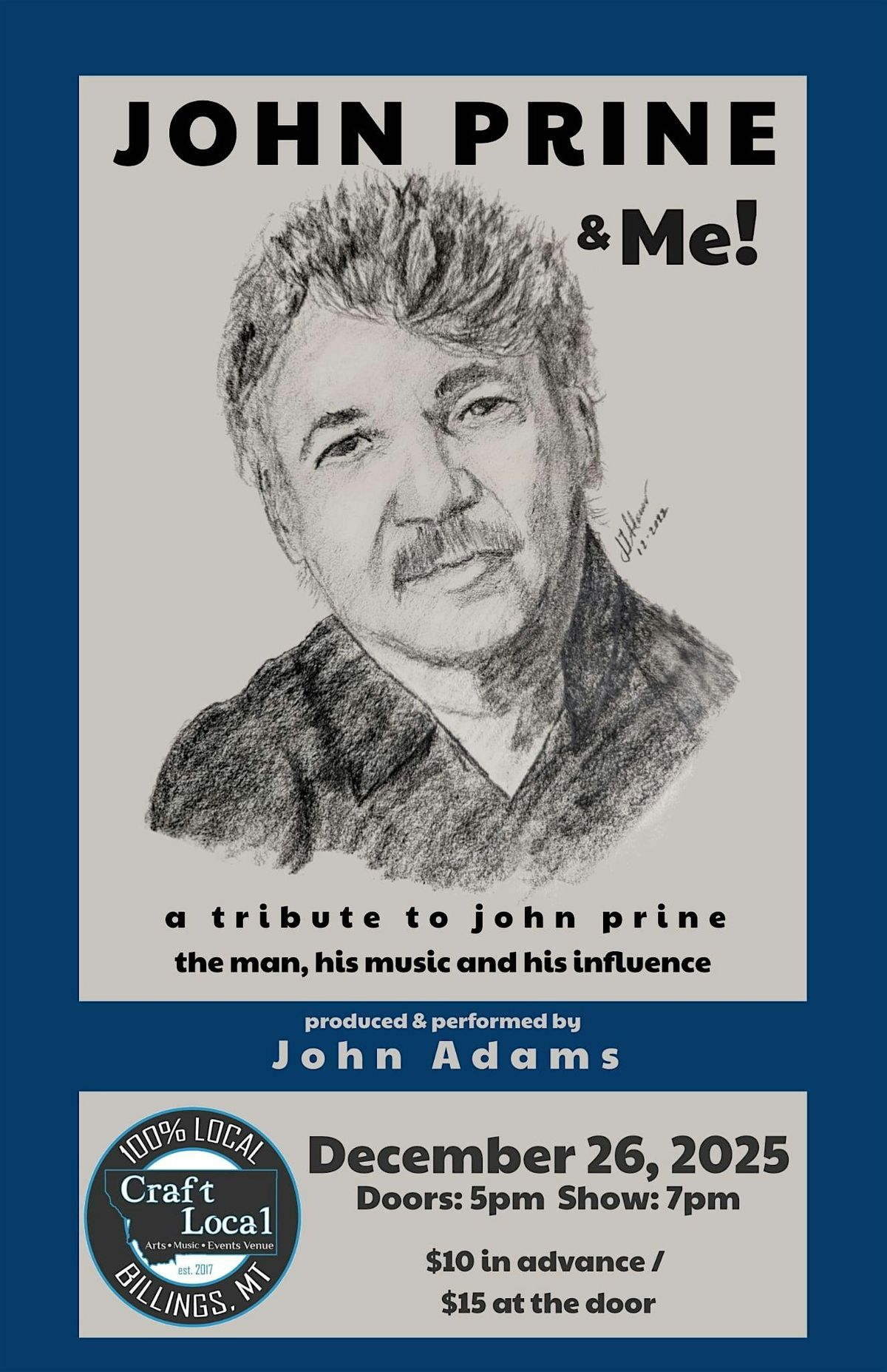 John Prine & Me, 26 December | Event in Billings | AllEvents