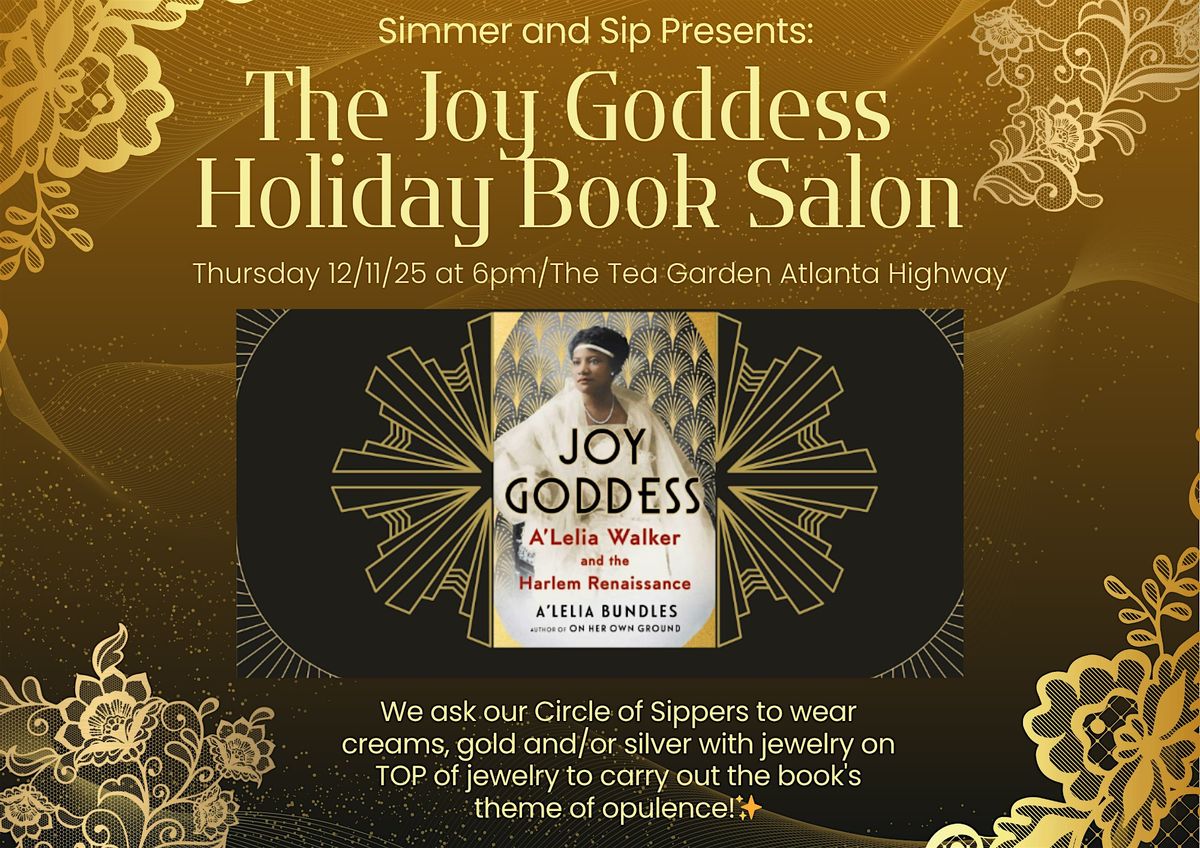 Simmer and Sip Presents: The Joy Goddess Holiday Book Salon, 11 December | Event in Montgomery | AllEvents