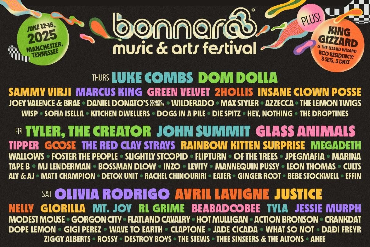 Bonnaroo Music Festival (Thursday) with Luke Combs, Dom Dolla, Sammy Virji, and more, 12 June | Event in Manchester