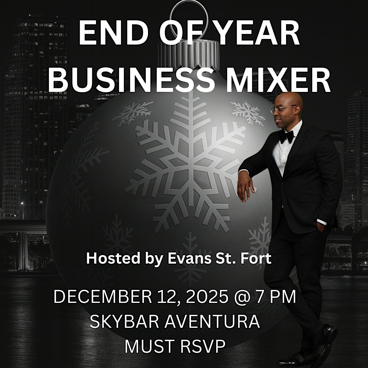 End of Year Business Mixer Hosted by Evans St. Fort, 12 December | Event in Aventura | AllEvents