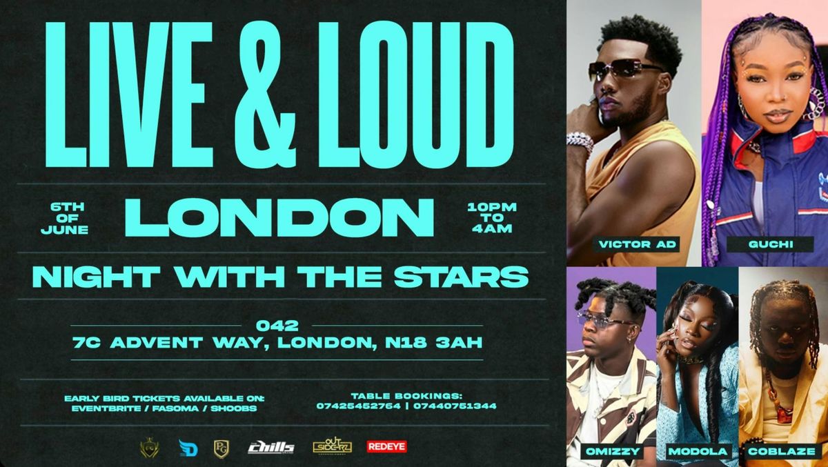 LIVE &amp; LOUD: A Night With the Stars – London! | Event in Enfield | AllEvents