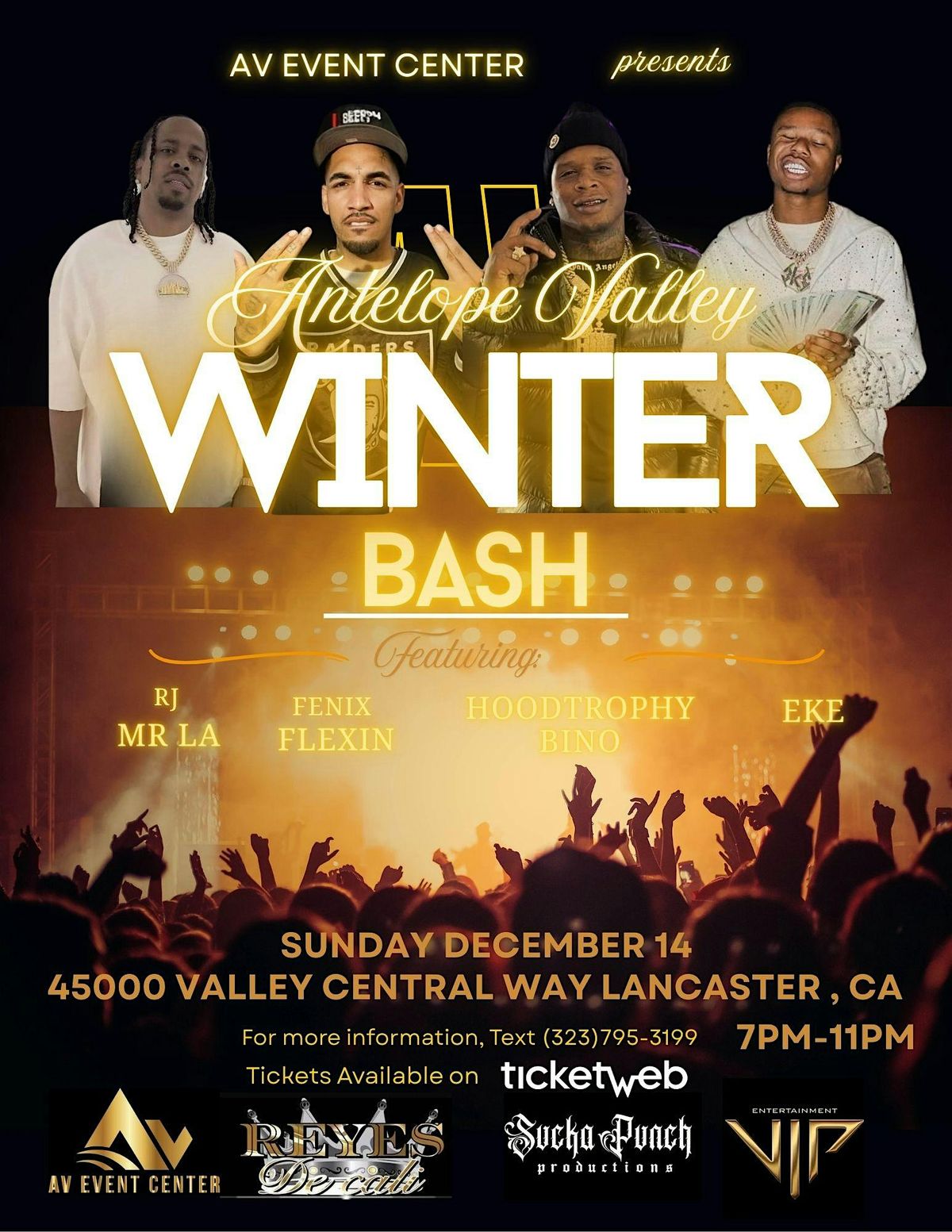 AV WINTER BASH "FENIX FLEXIN, RJMRLA, EKE & MORE, 14 December | Event in Lancaster | AllEvents