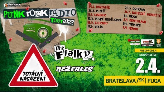 Totalni Nasazeni The Fialky Nezfales Tour 2022 Bratislava Fuga Bratislava April 2 2022 Allevents In Punk Music Calendar 2022