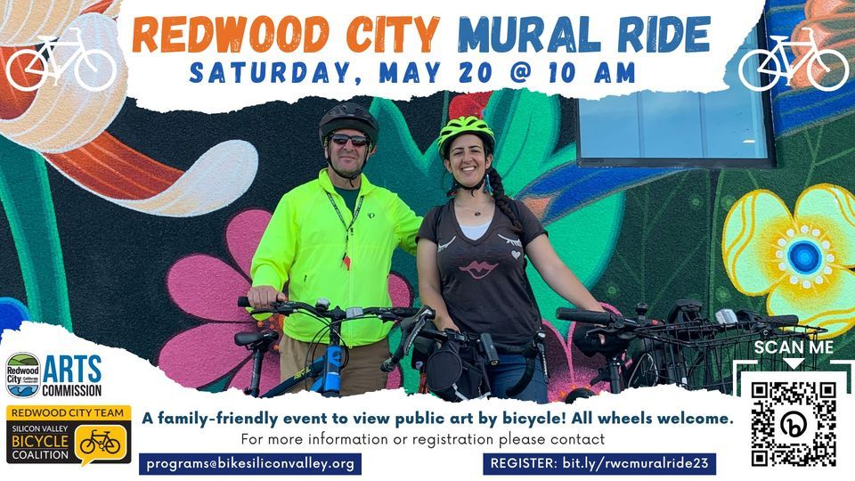 Redwood City Mural Ride!, 1044 Middlefield Rd, Redwood City, CA 94063