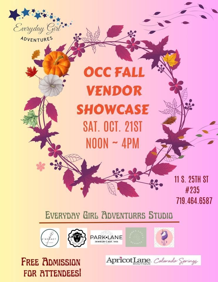 OCC Fall Vendor Showcase! ? ? **Vendor Spots Filled**, Everyday Girl