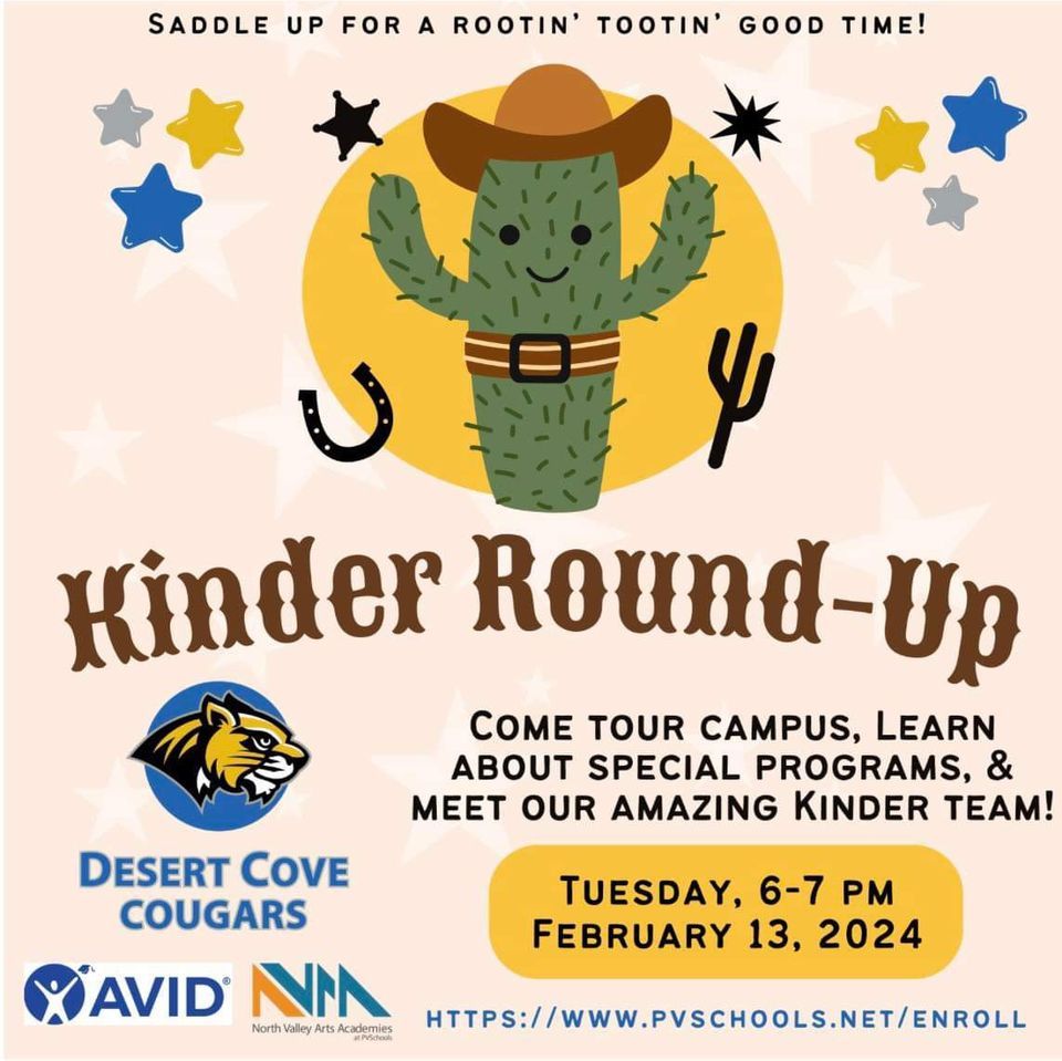 Desert Cove Kindergarten RoundUp, Desert Cove Elementary School