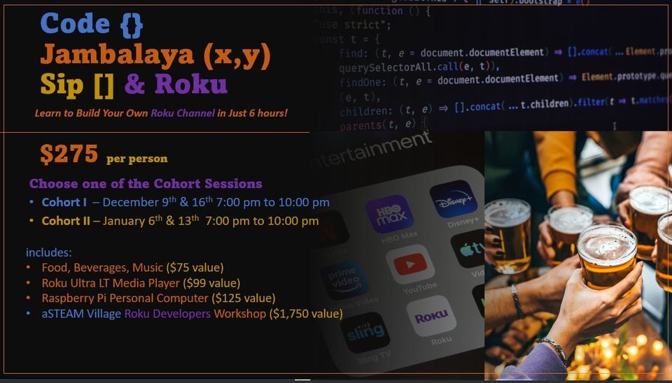 Code Jambalaya x y Sip Roku Cohort II 1600 The Paseo Kansas code-jambalaya-x-y-sip-roku-cohort-ii-1600-the-paseo-kansas