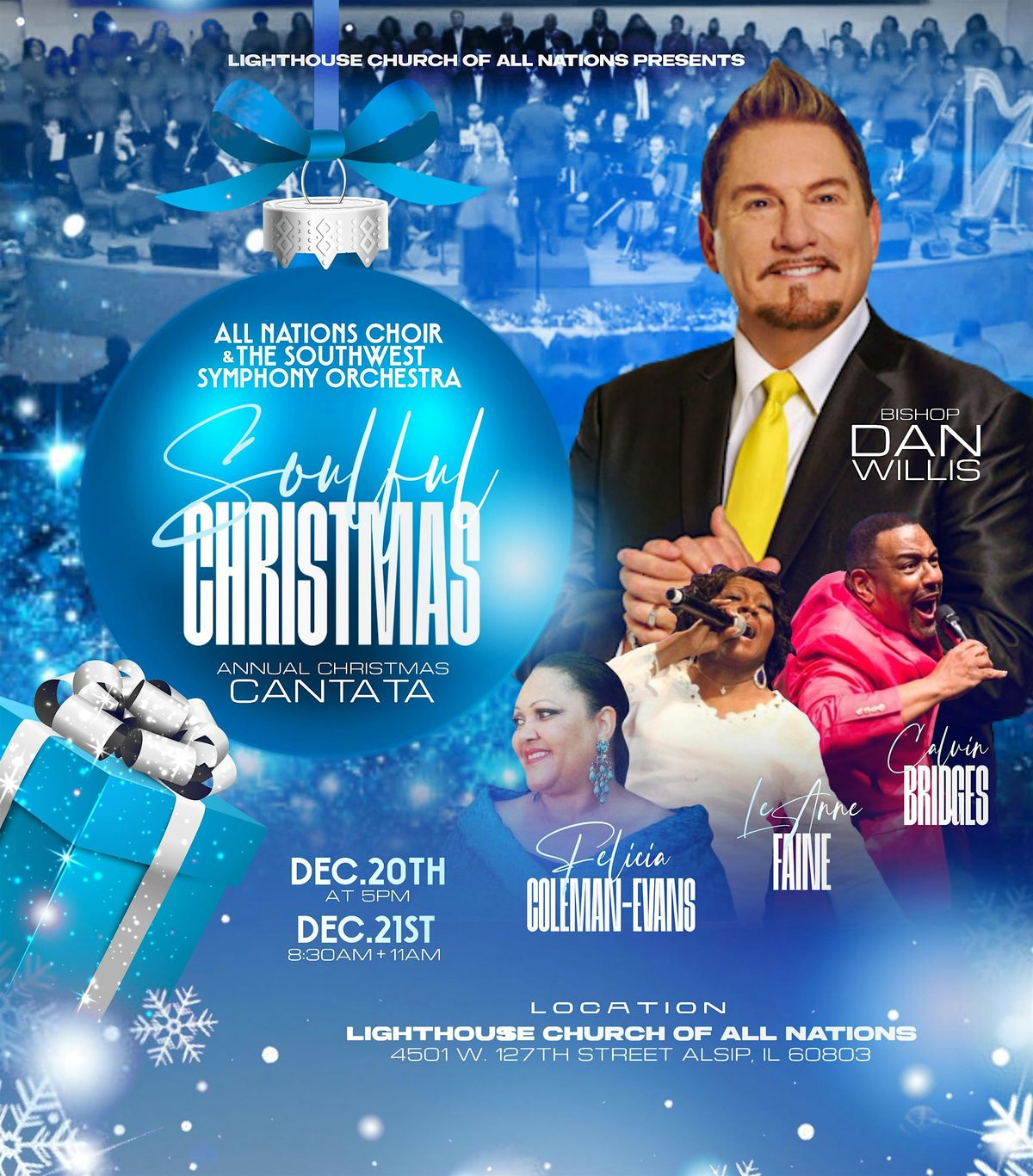 A SOULFUL CHRISTMAS, LIGHTHOUSE CHRISTMAS CANTATA 2025, 20 December | Event in Alsip | AllEvents