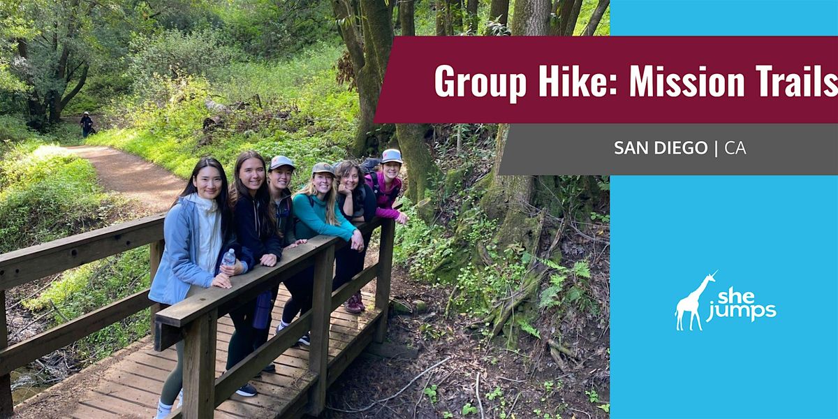 SheJumps | Hiking Mission Trails | San Diego | CA, 10 January | Event in San Diego | AllEvents