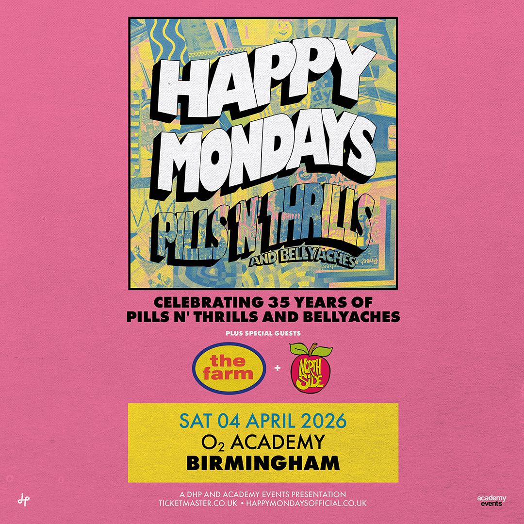 Happy Mondays: Celebrating 35 Years of Pills'N'Thrills and Bellyaches at O2 Academy - Leeds, 14 March | AllEvents