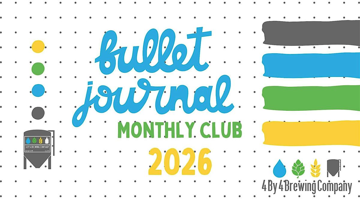 2026 Bullet Journal Monthly Club - TICKET IS FOR ALL 12 MONTHS, 1 January | Event in Nixa | AllEvents