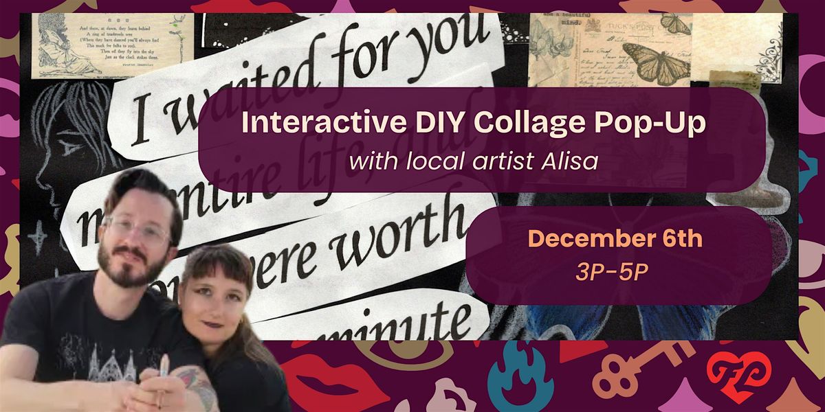 Interactive DIY Collage Pop-Up, 6 December | Event in Alexandria | AllEvents