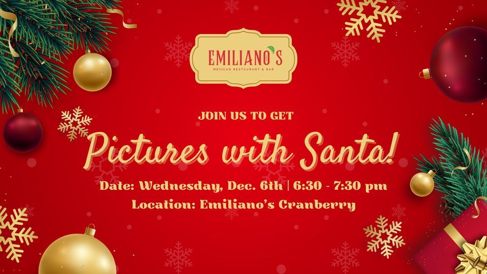 Pictures With Santa, Emiliano's Mexican Restaurant & Bar (Cranberry