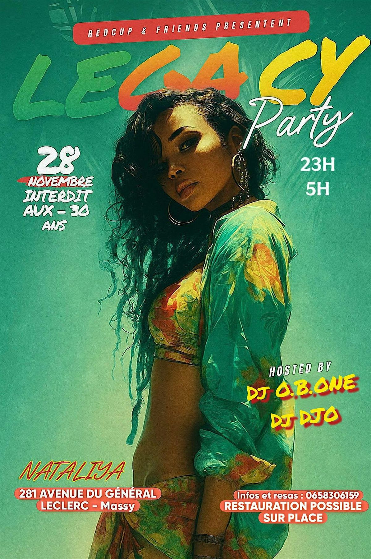 LEGACY PARTY, 28 November | Event in Massy | AllEvents