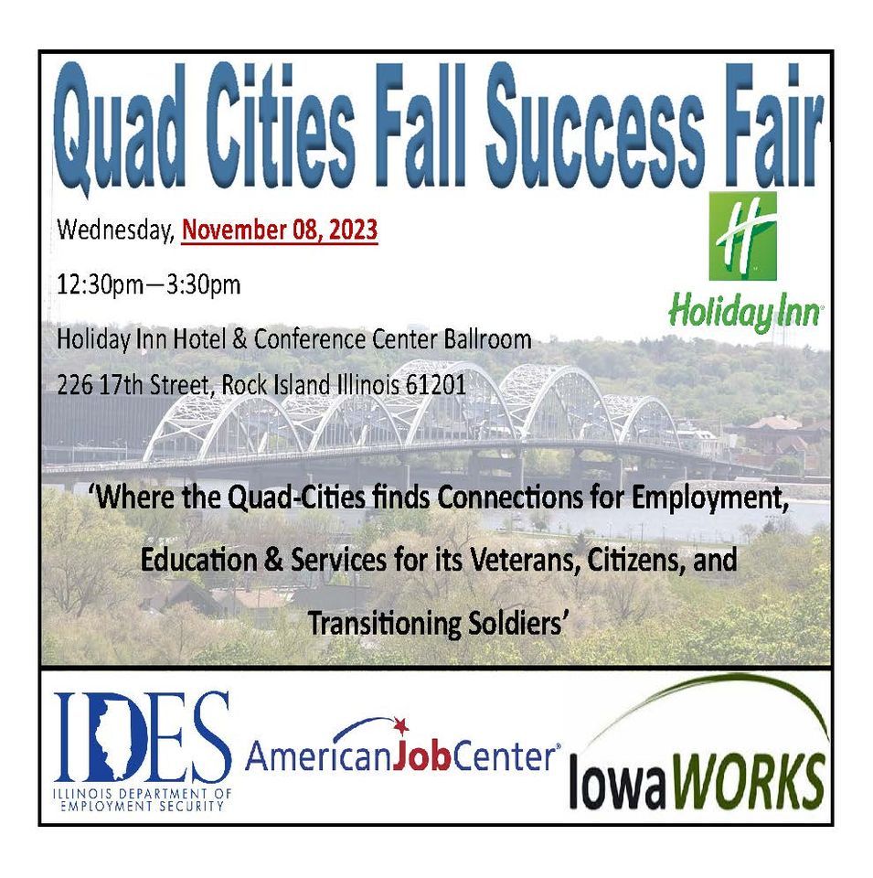 Quad Cities Fall Success Fair, Holiday Inn Rock Island Quad Cities, 8