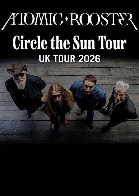 Atomic Rooster, 14 March | Event in Glastonbury | AllEvents