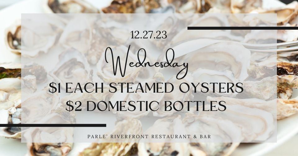 Oyster Eating Competition , Parle' Riverfront Restaurant & Bar