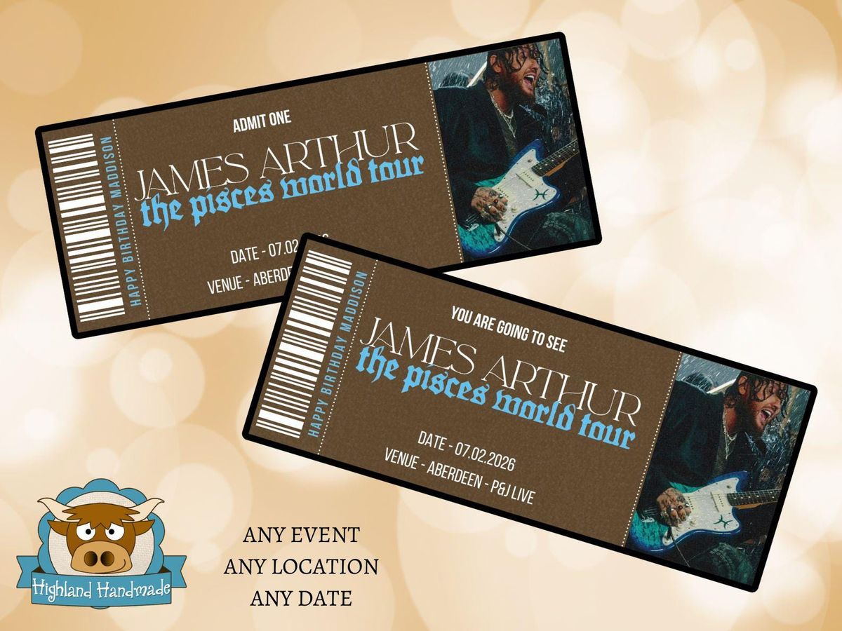 James Arthur at Sap Arena, 1 December | Event in Mannheim | AllEvents