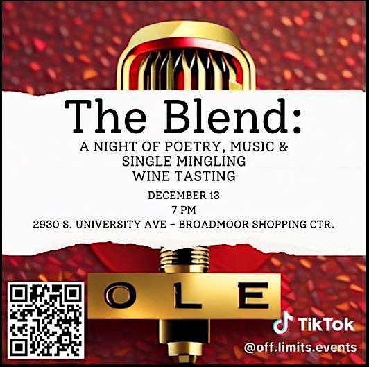 The Blend: A Night of Poetry, Music & Single Mingling-Wine Tasting, 13 December | Event in Little Rock