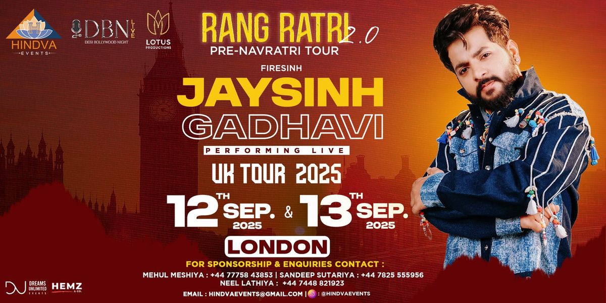 RANG RATRI 2.0, 12 September | Event in Harrow | AllEvents