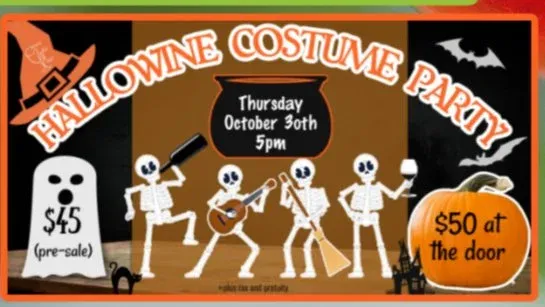Hallowine Costume Party at Carrera Wine Cellar, 30 October | Event in Saint Augustine | AllEvents