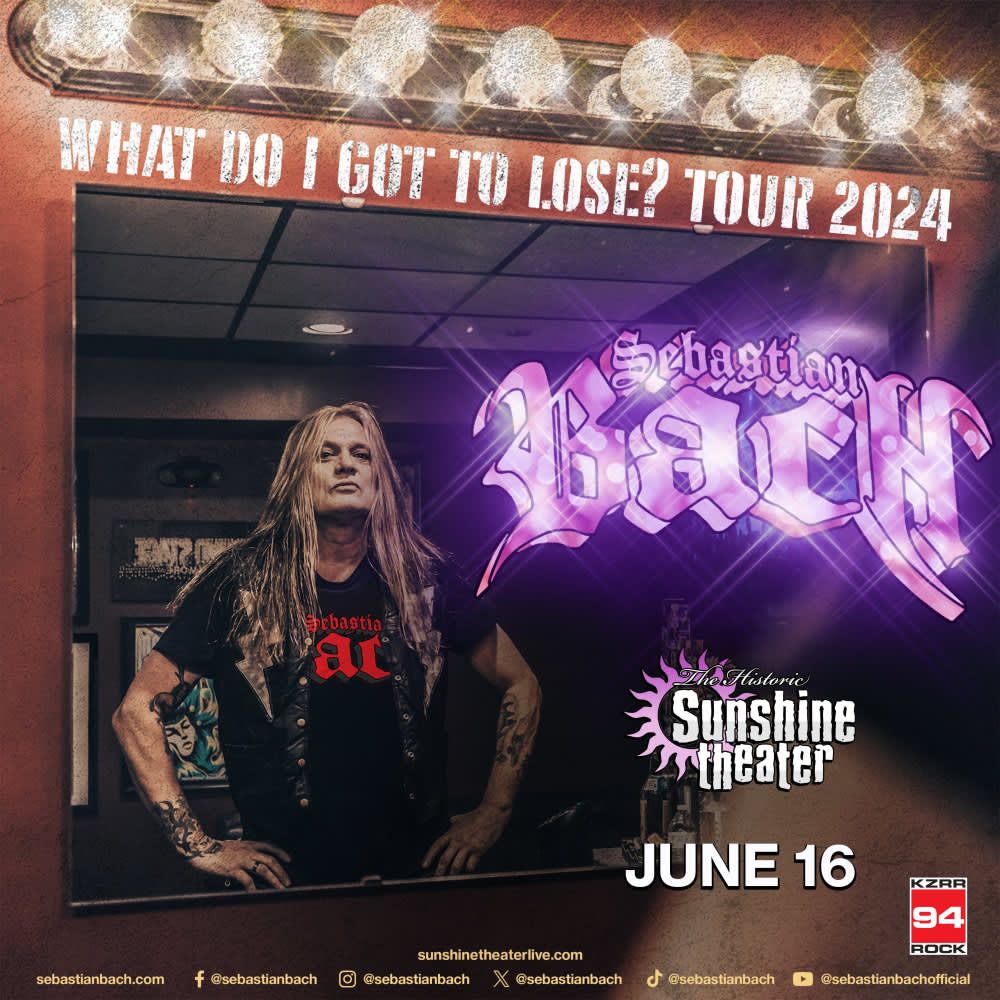 Sebastian Bach at Veterans Memorial Park, 25 July | Event in Bay City | AllEvents