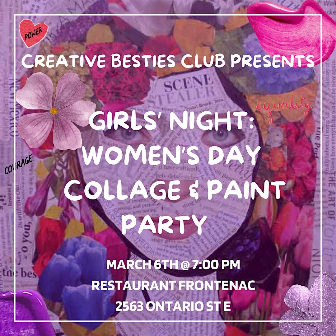 Girls’ Night: Women’s Day Collage &amp; Paint Party