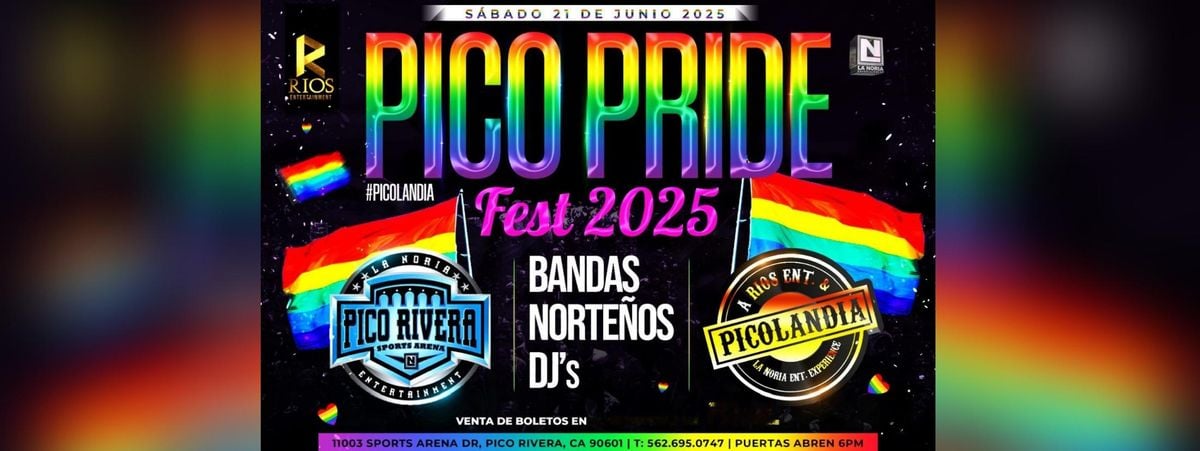 PICO PRIDE FEST 2025, 21 June | Event in Pico Rivera | AllEvents