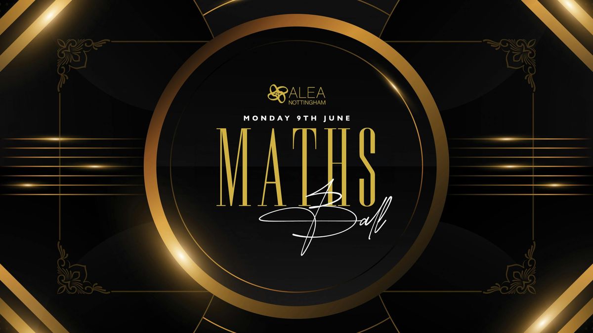 Maths Ball, 9 June | Event in Nottingham | AllEvents
