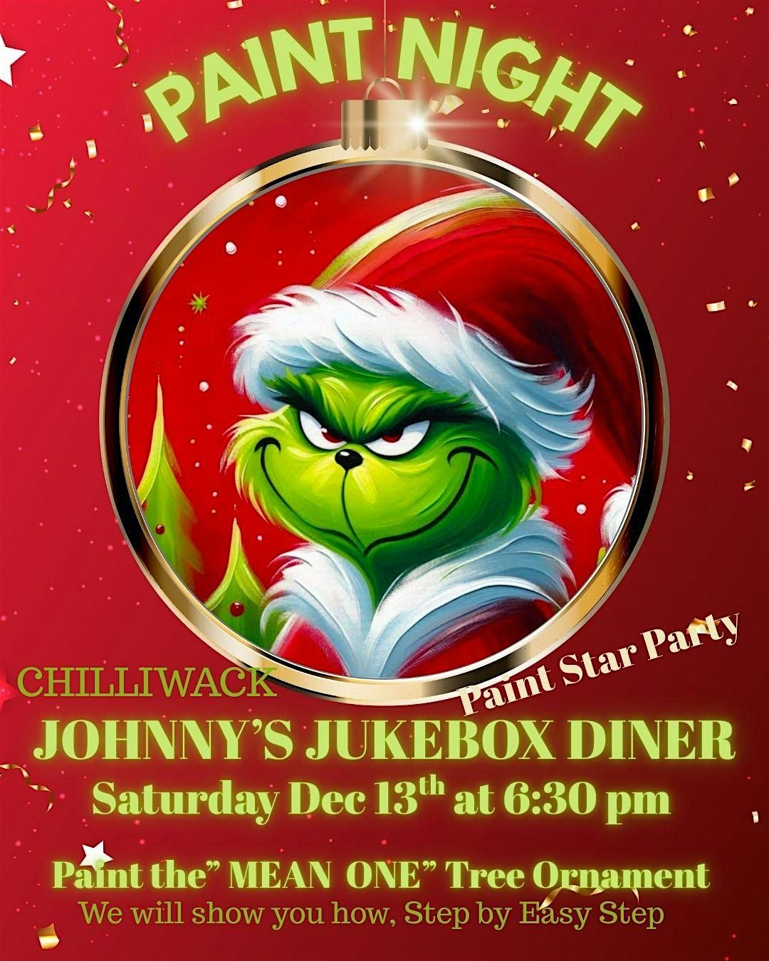 Paint Your Fave Holiday BAD BOY on a TREE ORNAMENT in CHILLIWACK, 13 December | Event in Chilliwack | AllEvents
