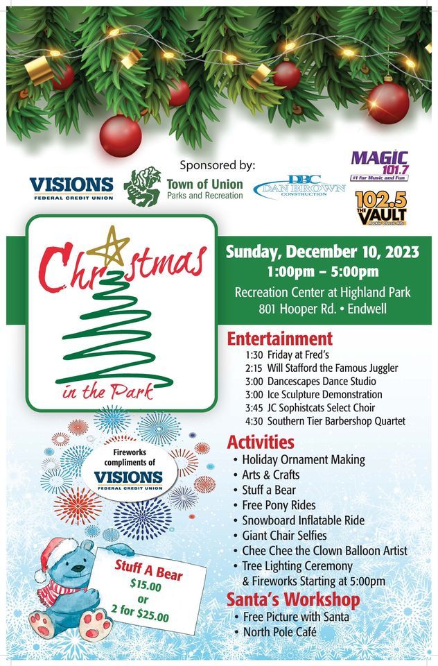 Cub Scout Pack 209 Christmas in the Park Concessions Fundraiser